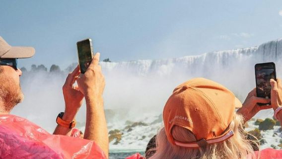 나이아가라 폭포(캐나다): 가이드 도보 투어 + 보트 크루즈 + 폭포 뒤 여행