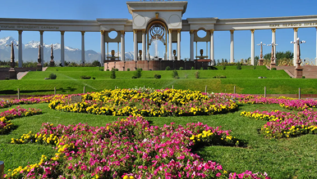 Almaty Botanical Garden + Green Bazaar + Kok Tobe Hill + Almaty Central Mosque + Independence Monument (Golden Warrior Monument)