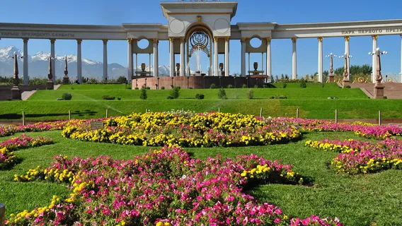 Ascension Cathedral in Almaty, Kazakhstan