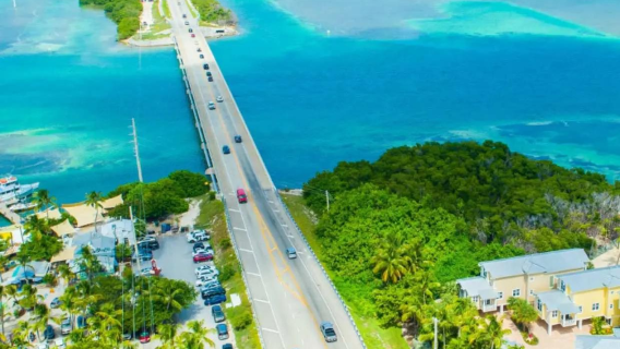 美國邁阿密-西鎖島包車：跨海公路+最南點+海明威故居+馬洛利