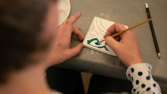 Maltese Tile - Souvenir painting workshop with local