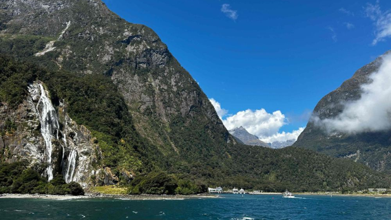 Neuseeland Milford Sound Flugzeug+Bootsfahrt