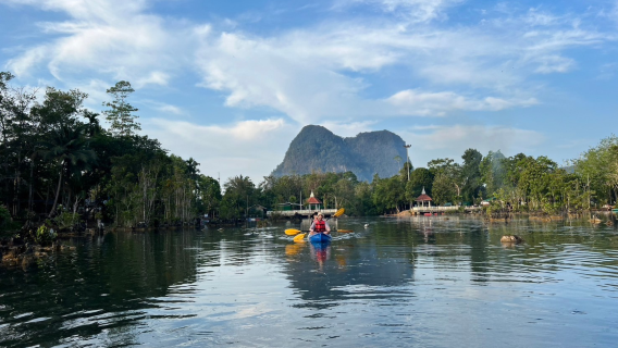 Экскурсия на рассвете в Красной Горе, каякинг по каналу
