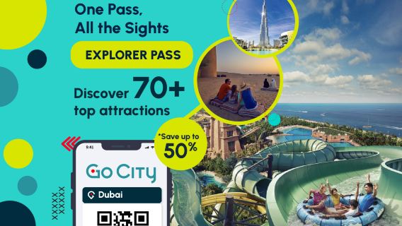 Go City ドバイ自選パス(アブダビ、ルーブル美術館など60以上の人気観光スポット含む) Dubai Explorer Pass