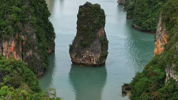 Tagesausflug durch die Bucht von Phang Nga [Senior-Tour/Piraten- Speedboot, das man in der Regenzeit unbedingt ausprobieren muss]