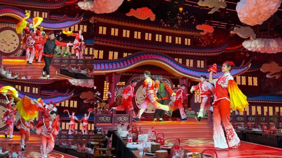 Banquete inmersivo de Harbin Shixi: Experiencia de festín imperial (gastronomía imperial + experiencia histórica y cultural de la dinastía Jin + misteriosa actuación de danza chamánica + incluye experiencia de vestuario antiguo)