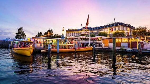 Ginebra: crucero panorámico por el lago con aperitivos y vino