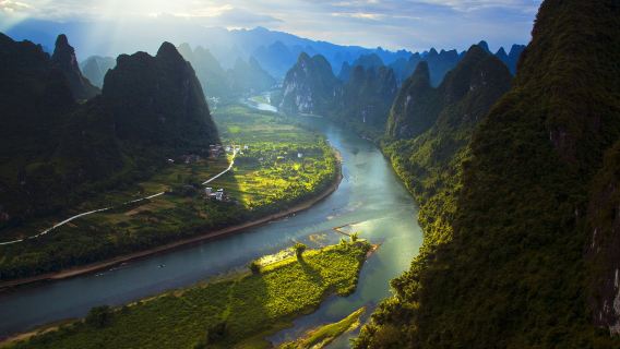 Khởi hành từ Dương Sóc: Tour 1 ngày tham quan Hẻm núi Thập Lý Quế Lâm + Sông Ly Giang + Sông Ngộ Long + Núi Tương Công