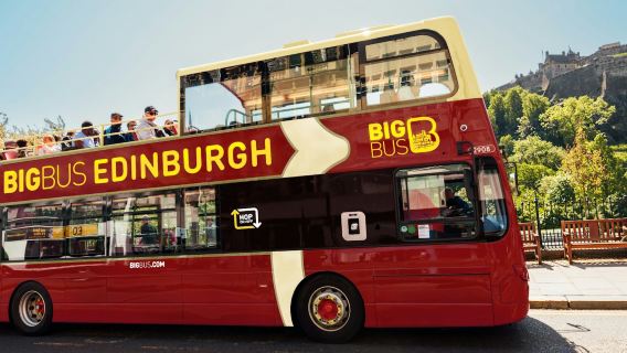Big Bus Edinburgh: автобусный тур с возможностью высадки и посадки на любой остановке.