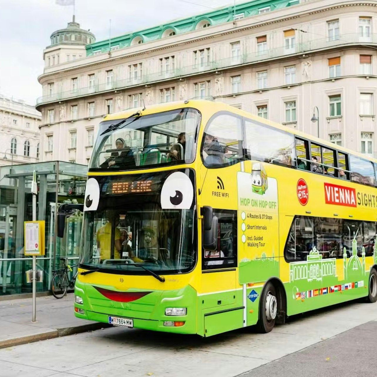 Vienna Sightseeing: tour in autobus hop-on hop-off di 24 ore