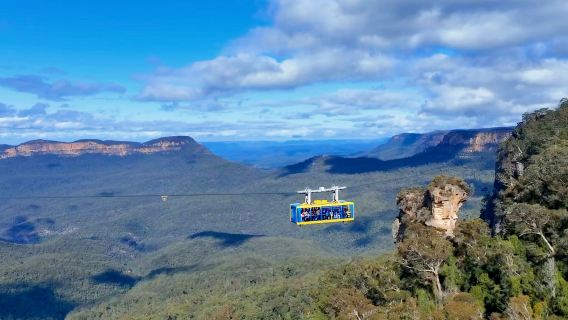 [メルセデス・ベンツ特別オファー// 3セクションケーブルカー/スリーシスターズピークス] シドニーブルーマウンテンズ国立公園日帰り旅行