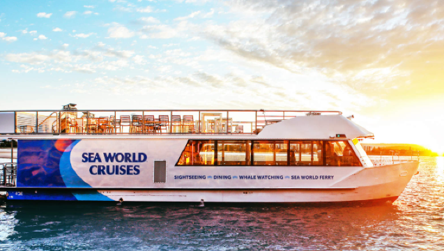 Abendliche Sightseeing-Bootsfahrt mit Buffet an der Gold Coast in Australien