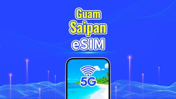 eSIM 5G/4G Saipan/Guam | Gói cước hàng ngày/Gói dữ liệu | Thanh toán 24 giờ | Thời hạn 1-30 ngày | Mã QR