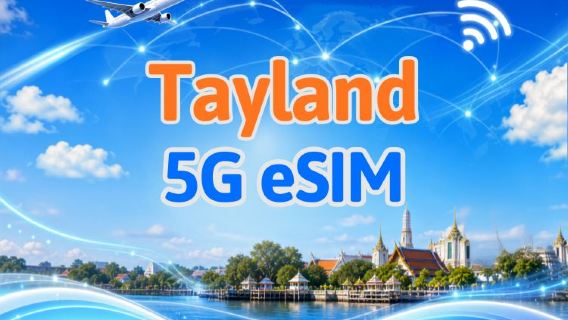 Tayland 5G eSIM | TikTok & ChatGPT'yi destekler | Günlük veri paketi / Toplam veri paketi | 24 saate göre ücretlendirme | 1–30 gün | QR kod