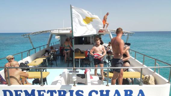 From Paphos: Blue Lagoon Tour with BBQ and Hotel Pickup
