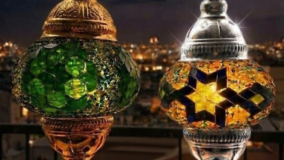 Master-Level Mosaic Lamp Design Workshop (No. 2) – LED Included + Gifts