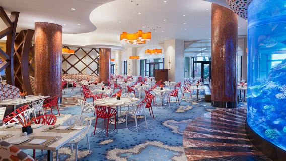 Zhuhai Chimelong Hengqin Bay Hotel buffet meal coupon Dolphin Restaurant breakfast/lunch/dinner or Hengqin Bay Water World package
