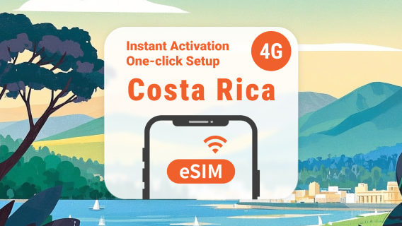 eSIM Коста-Рика | Поддержка ChatGPT и TikTok | 1–30 дней | Мгновенный QR