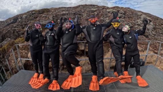 레이캬비크 출발: 실프라 스노클링 (무료 사진 제공)