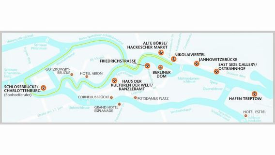 Berlín: Paseo en barco por el río Spree