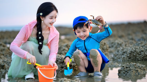 平潭島趕海/海釣體驗【多套餐可選：圍網撈魚 灘塗趕海 漁排海釣 快艇海釣 夜釣魷魚 包船捕魚 出海拉蟹籠】