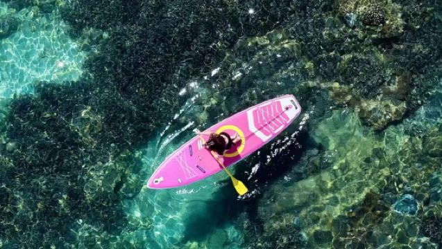 Jiajing island glass sea paddleboarding + coral area snorkeling + full equipment package + free aerial photography + underwater shooting