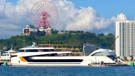 ทัวร์เรือสำราญอ่าวหะล็องยามค่ำคืน ชมวิวพระอาทิตย์ตกที่ทะเล | เลือกเรือสำราญระดับ 5 ดาว/6 ดาวสุดหรู