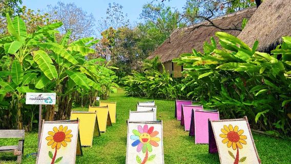 Popular choice - Elephant POOPOOPAPER Park Chiang Mai + Namtok Bua Tong-Nam Phu Chet Si National Park afternoon half-day tour with transfer included