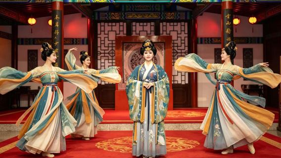 [Harbin Tang palace feast] Enjoy 16 royal dishes and 90 min live performance - Hongmen Royal Banquet
