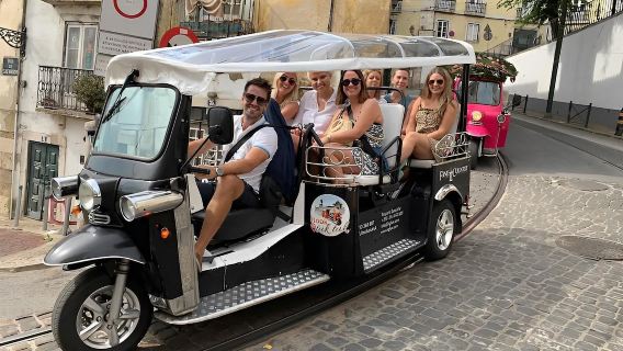 4-stündige Elektro-Tuk-Tuk-Sightseeing-Tour durch Lissabon, Portugal