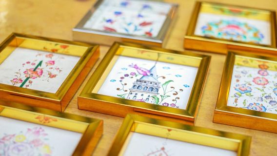 Istanbul: Ottoman Illumination & Gold Art Class w/ Snacks