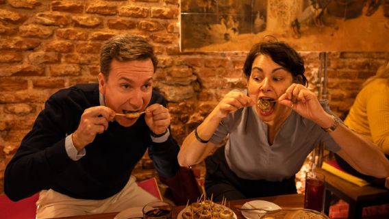 Madrid: Guidet madvandringstur i små grupper med tapas og vin
