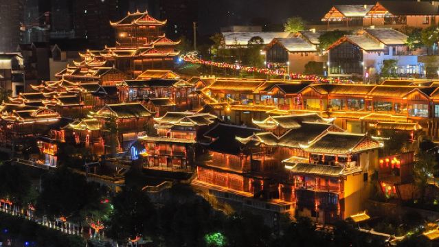 宣恩文瀾橋一日遊【宣恩夜遊，洪崖洞宣恩分洞】