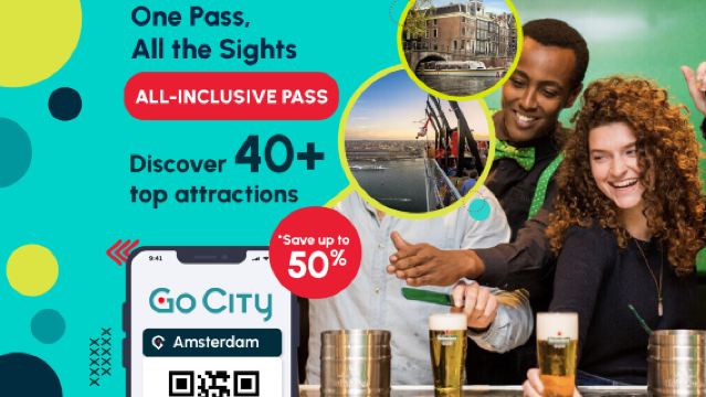 Go City アムステルダム周遊パス【公式直営/40以上の観光スポット/アムステルダム国立美術館/ハイネケン体験】