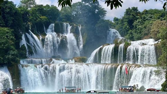 德天跨國瀑布+明仕田園竹筏一日遊【本地導遊+純玩無購物】