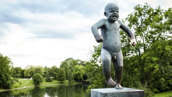 Норвегия + Замок Акерсхус + Полуостров Бюгдёй + Пляж Хук + Парк скульптур Вигеланда