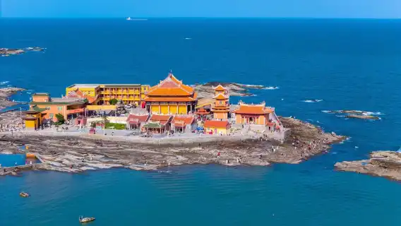 《贈洛陽橋或南少林二選一可選》泉州蟳埔村黃金海岸洛伽寺一日遊