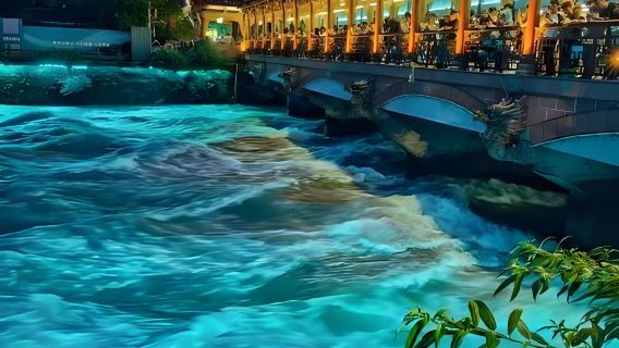 Chengdu Dujiangyan + Yangtianwo Square + Zhongshuge + Nanqiao Night View one-day tour