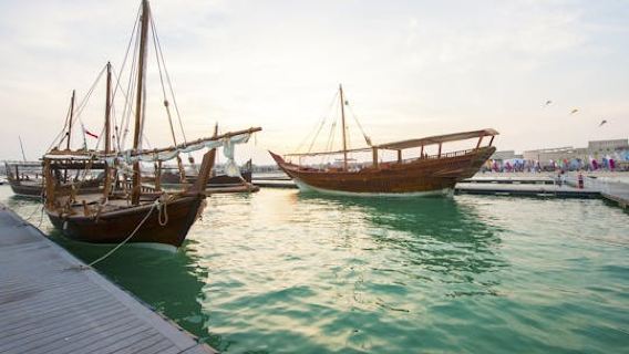Sharing Dhow Cruise and Corniche Walk in Doha