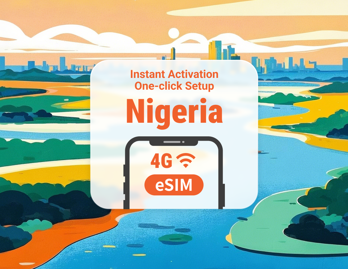 Nigeria eSIM | 3–30 Days Data | In-App Activation | Instant QR Delivery