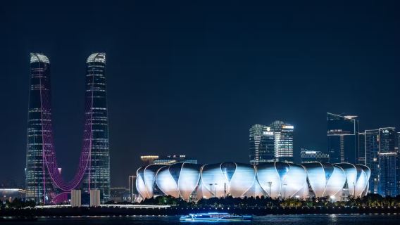 Three Rivers Two Banks Special Cruise - Qiantang River Night sightseeing cruise ticket Adult Ticket