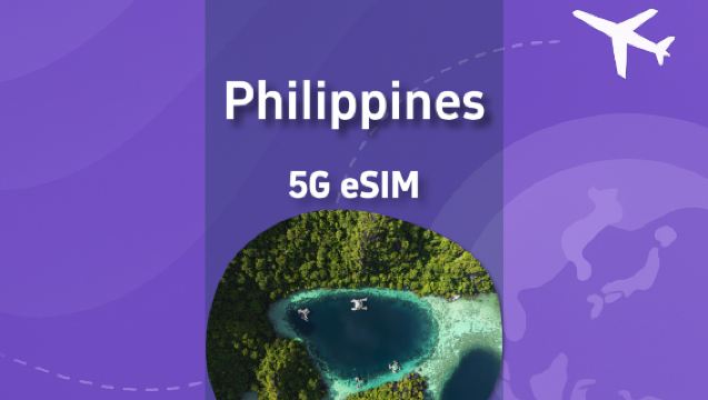 Philippines | 5G eSIM | High-speed Data | Daily Pass / Total Data Package  | 1-10 Days | Natural Day | Quick Installation | QR Code