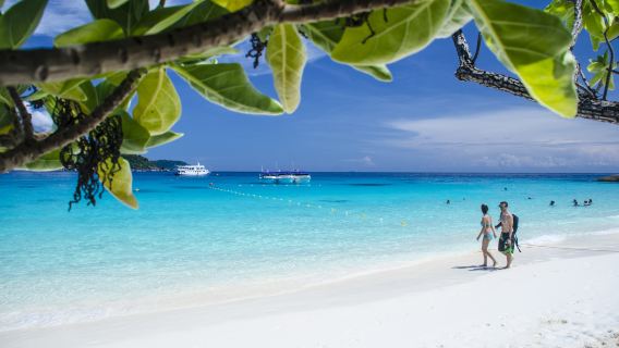 Excursión de día completo en lancha rápida al parque nacional de las islas de Similan