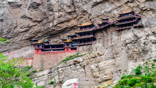 大同懸空寺、應縣木塔、雲岡石窟一日遊