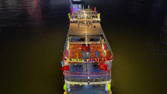 Affordable pick tour: Han River by Night on My Xuan Cruise in Da Nang | From only 4 USD