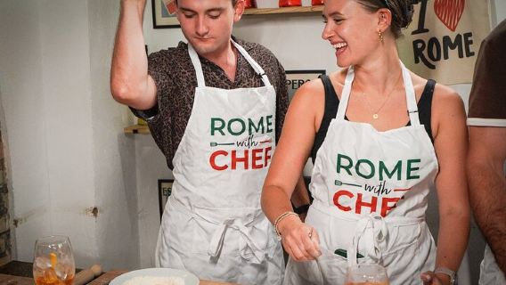 Rome Tipsy Cooking Class: Make Pasta & Mix 3 Spritz Cocktails