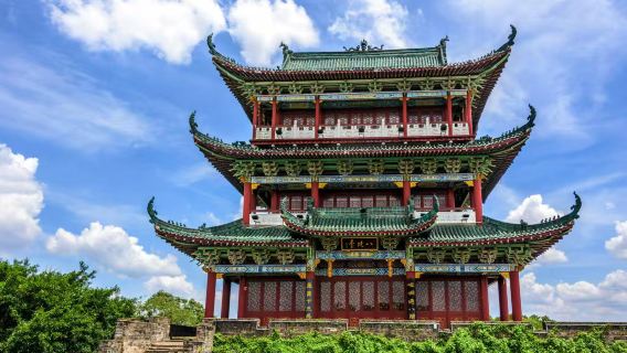 Ganzhou Weijia-Hof + Fushou-Kanal-Museum + Zao'er-Gasse + Schwimmbrücke + Song-Dynastie-Nachtstadt + Yugu-Pavillon