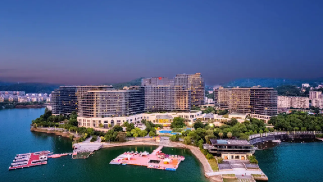 [Hotel Greentown Blue Bay Resort Qiandao Lake] Camera standard con due letti con vista lago nell'edificio 6 per 1 notte + cena a menù fisso per 2 persone 1 volta + colazione a buffet per 2 persone il giorno successivo