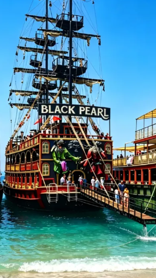 【トルコ・フェトヒイェ】｜海賊船バブルパーティー+アイランドホッピングワンデーツアー｜ランチ付き
