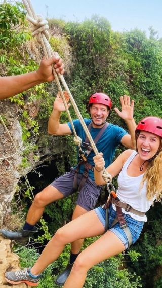 Yogyakarta Jomblang Cave Light of Heaven & Timang Beach Tour 